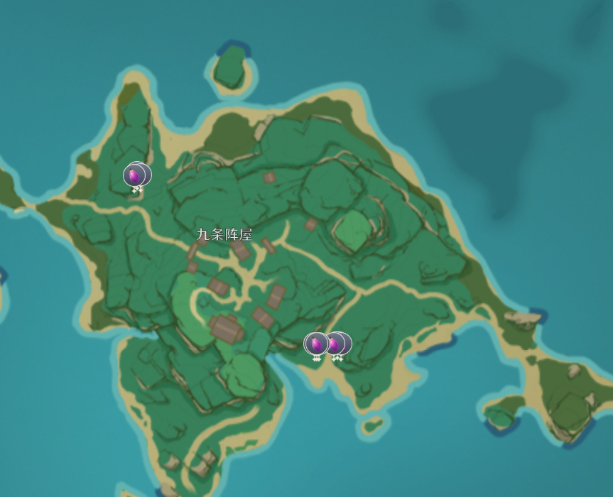 《原神》菫瓜分布位置一览