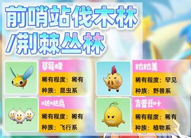 《摩尔庄园》特定精灵池位置介绍