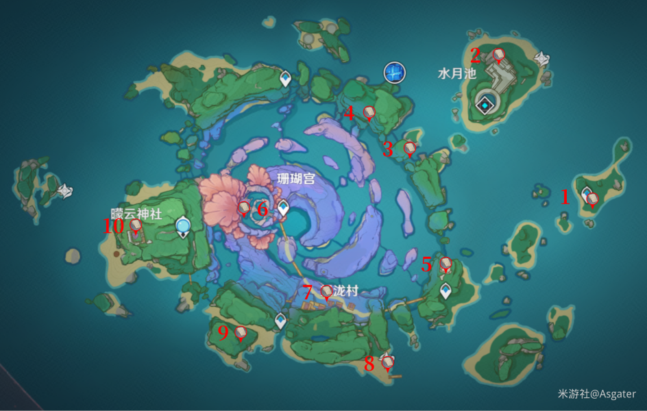 《原神》海祇岛神秘书页位置介绍