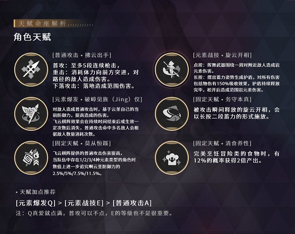 《原神》云堇天赋升级顺序加点攻略