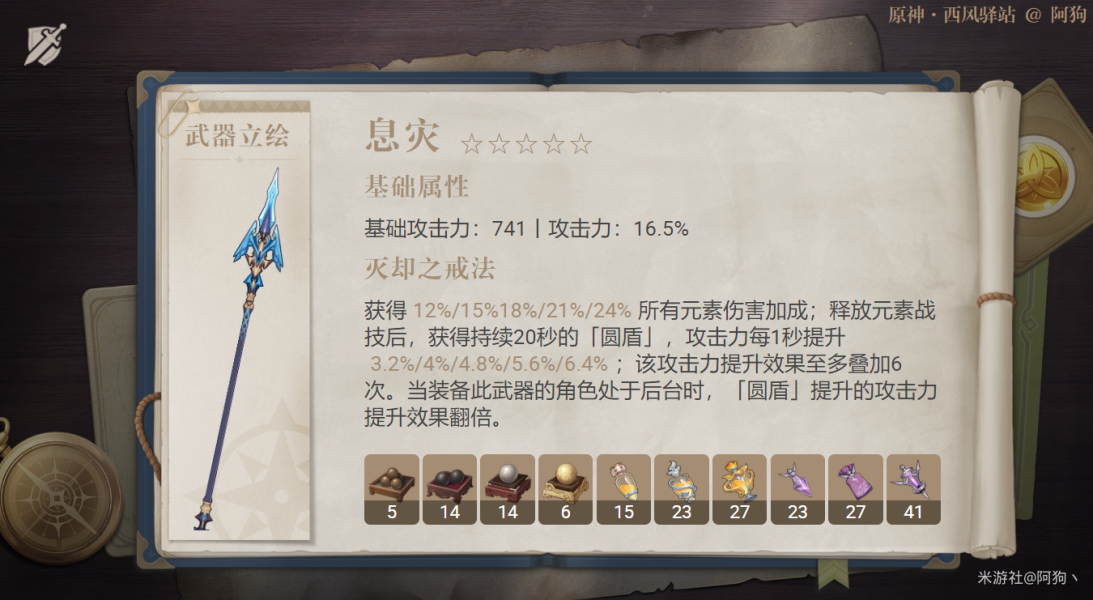 《原神》息灾强度分析