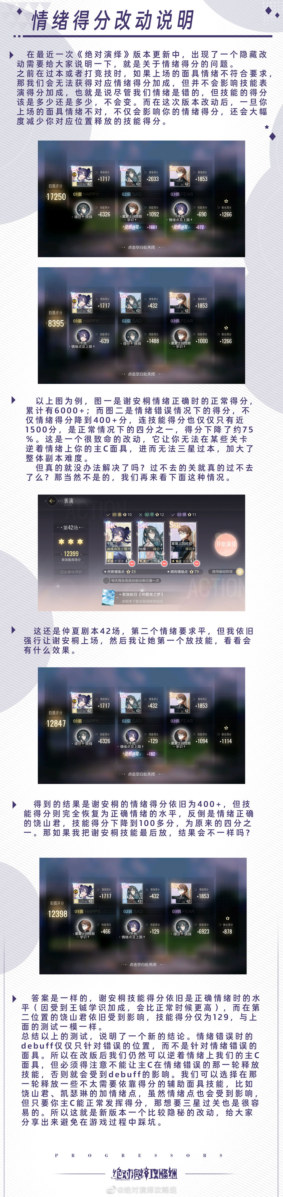 《绝对演绎》情绪得分改动说明