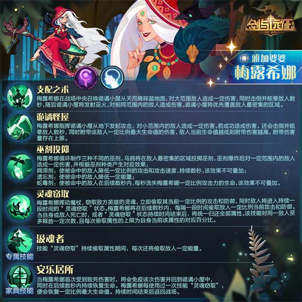 《剑与远征》梅露西娜技能介绍