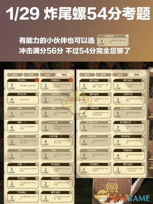 《哈利波特：魔法觉醒》考试周炸尾螺54分卡组推荐攻略