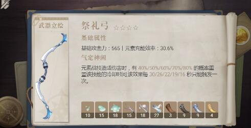 《原神》祭礼弓突破材料