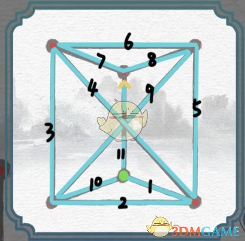 《一字一句》一笔画一笔连上所有的点攻略大全