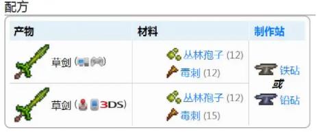  《泰拉瑞亚》草剑武器介绍