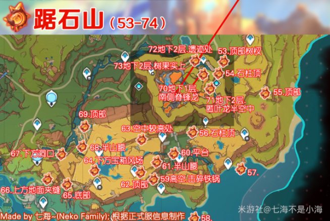 《原神》5.0纳塔火神瞳收集路线一览