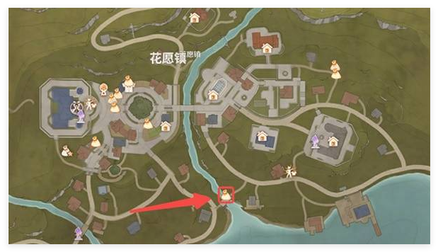 无限暖暖花愿镇商人位置一览