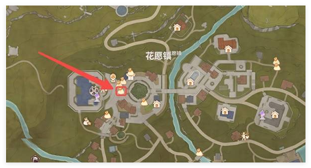 无限暖暖花愿镇商人位置一览