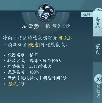 《剑网3》刀宗职业技能攻略