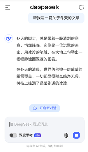 deepseek怎么搜索内容