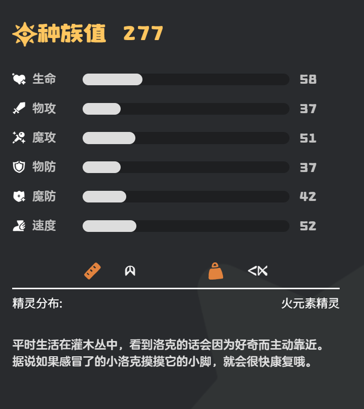 洛克王国世界胡萝卜种族值是多少 胡萝卜种族值介绍