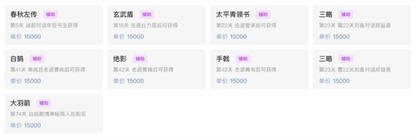 《建安外史》黑市商人道具介绍