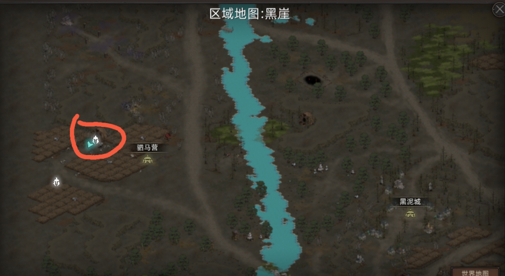 部落与弯刀深邃地牢位置介绍
