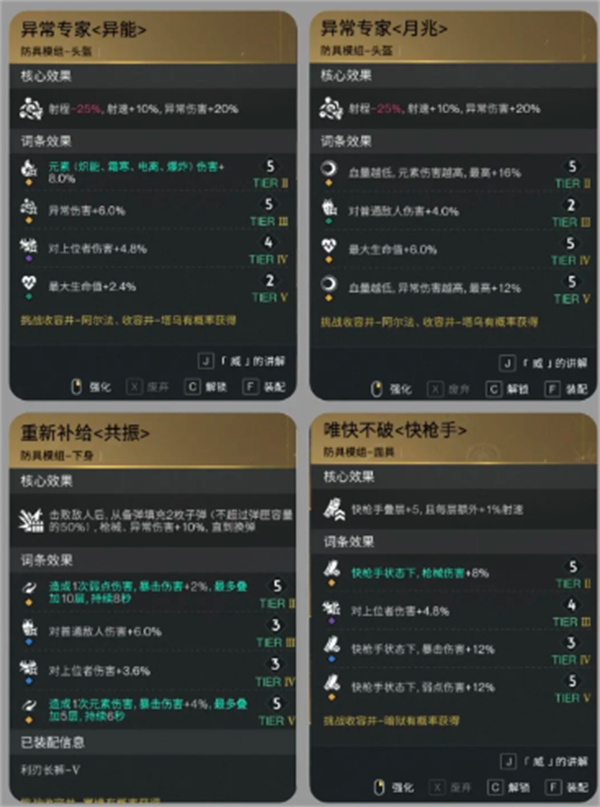 《七日世界》模组词条选择建议