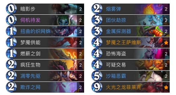 《炉石传说》迷你包首日标准卡组大全分享