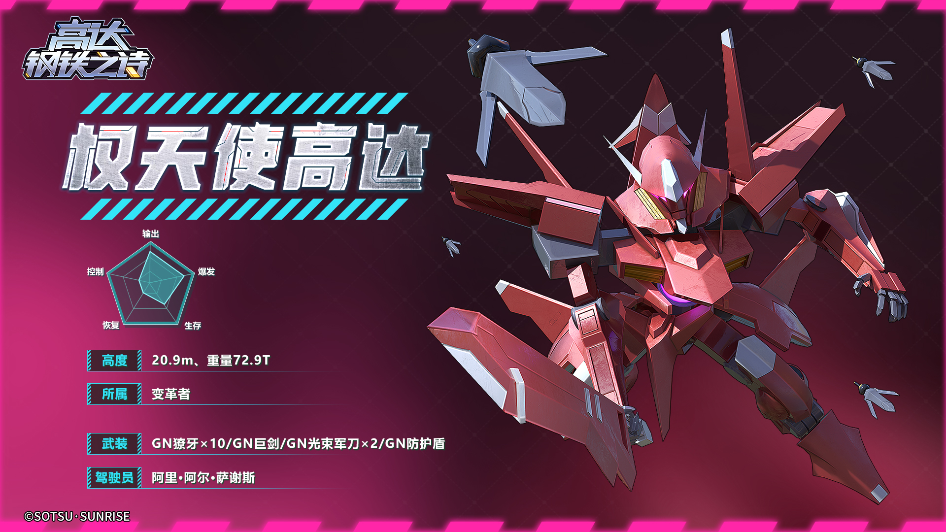《高达钢铁之诗》权天使高达机体和玩法攻略