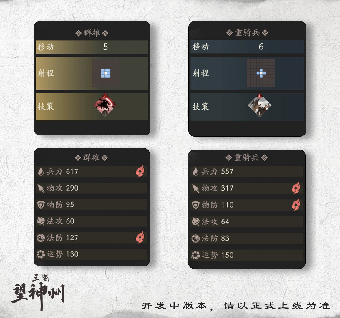 《三国望神州》兵种介绍