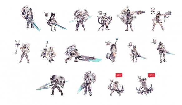《地下城与勇士：起源》永恒的浩瀚之时空异色武器外观一览