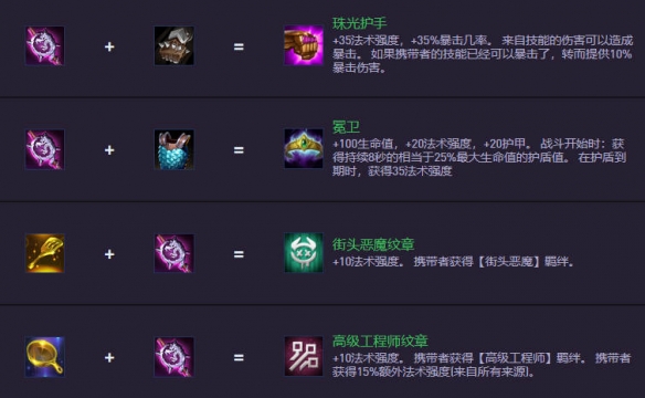 《金铲铲之战》S14.5装备合成图一览