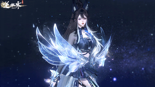 星空少女动态效果示范