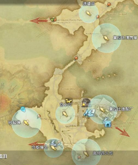 《最终幻想14：水晶世界》渔场分布地图一览