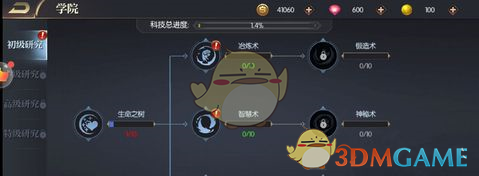 《永恒徽章》科技研究攻略