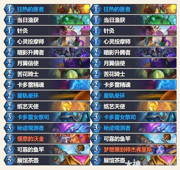 《炉石传说》2025巡回赛四强选手卡组分享