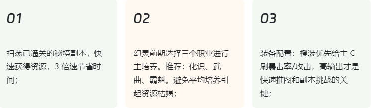 《指间山海》萌新开荒攻略