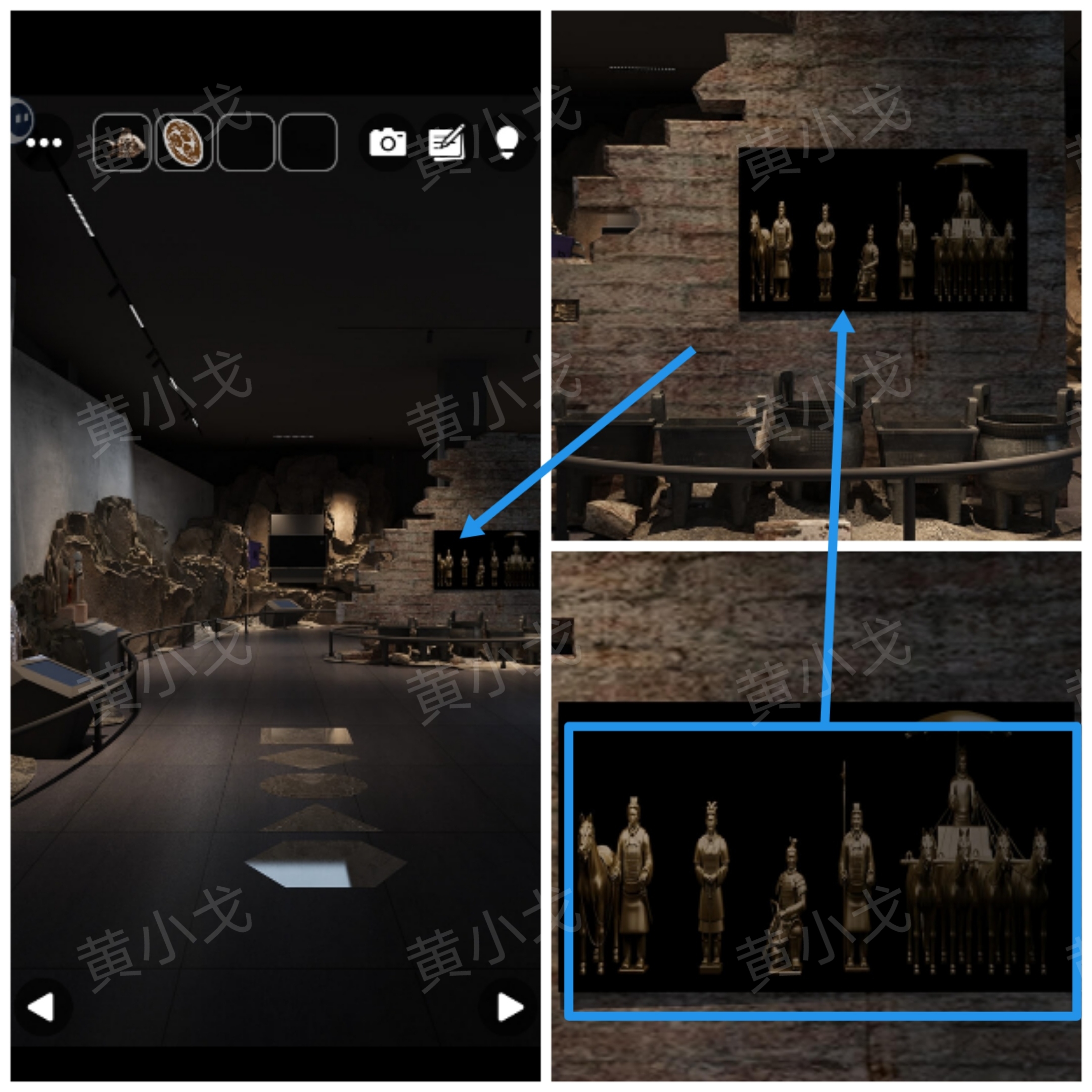 《Escape Room：兵马俑》攻略一展览区和石壁