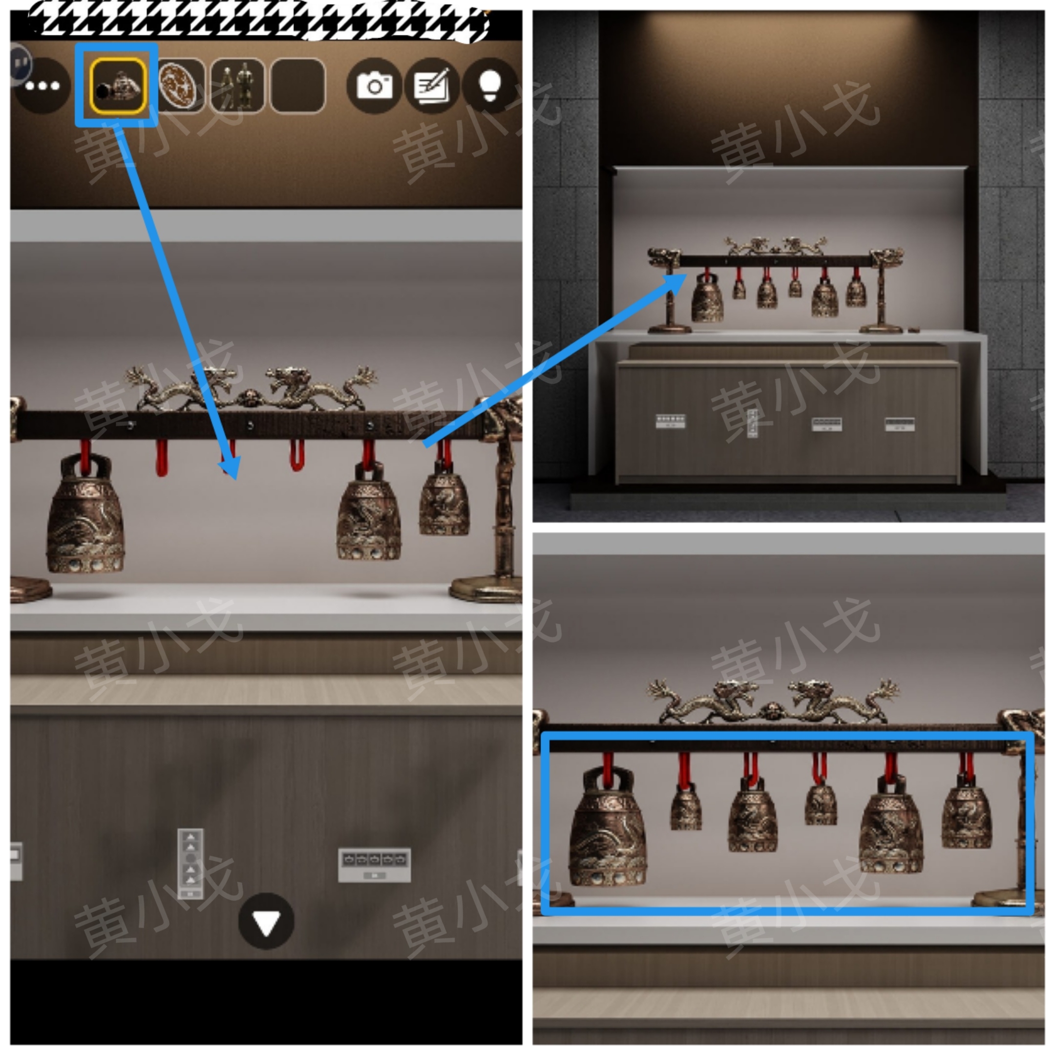 《Escape Room：兵马俑》攻略一展览区和石壁