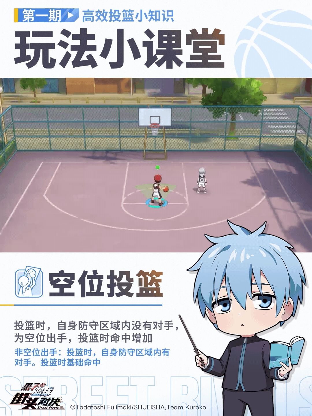 《黑子的篮球：街头对决》高效投篮技巧