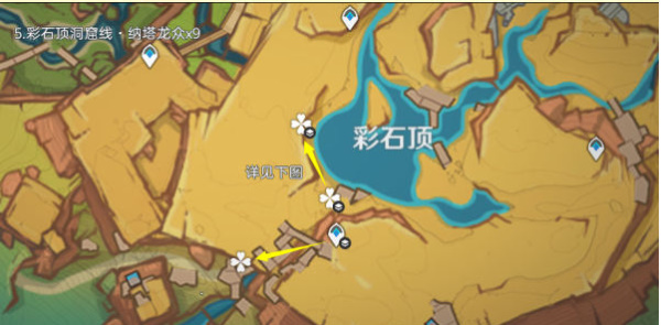 原神纳塔龙兽讨伐路线位置分布