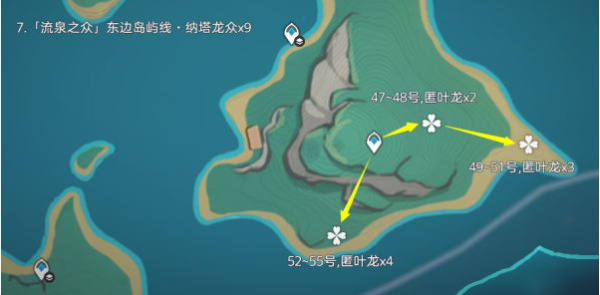 原神纳塔龙兽讨伐路线位置分布