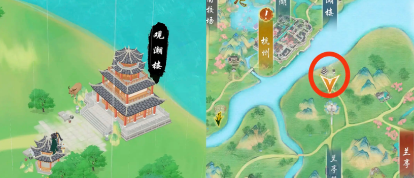 《华夏千秋》江南越州建筑隐藏奖励获取方法