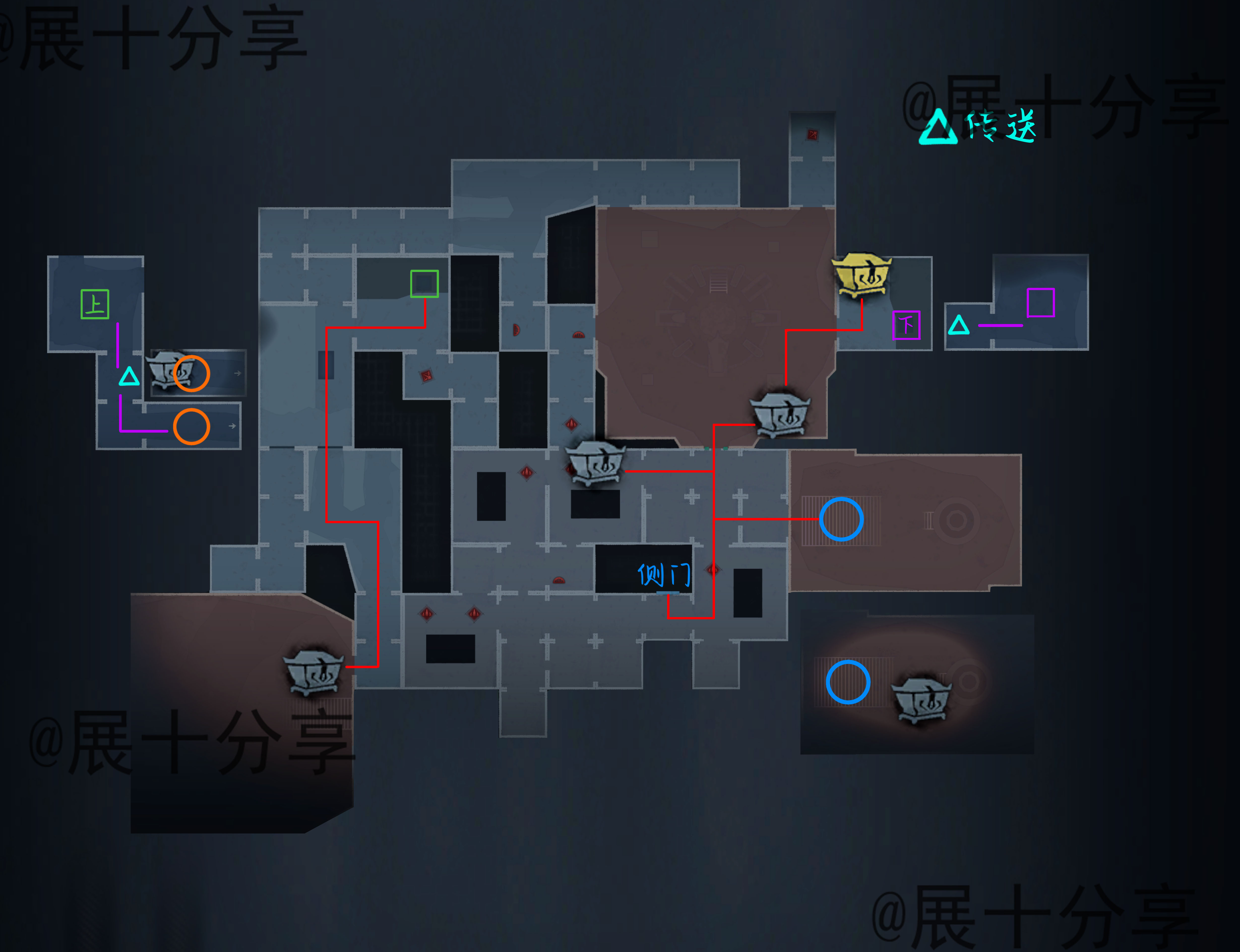 超自然行动组昆仑秘境极限全地图小抄