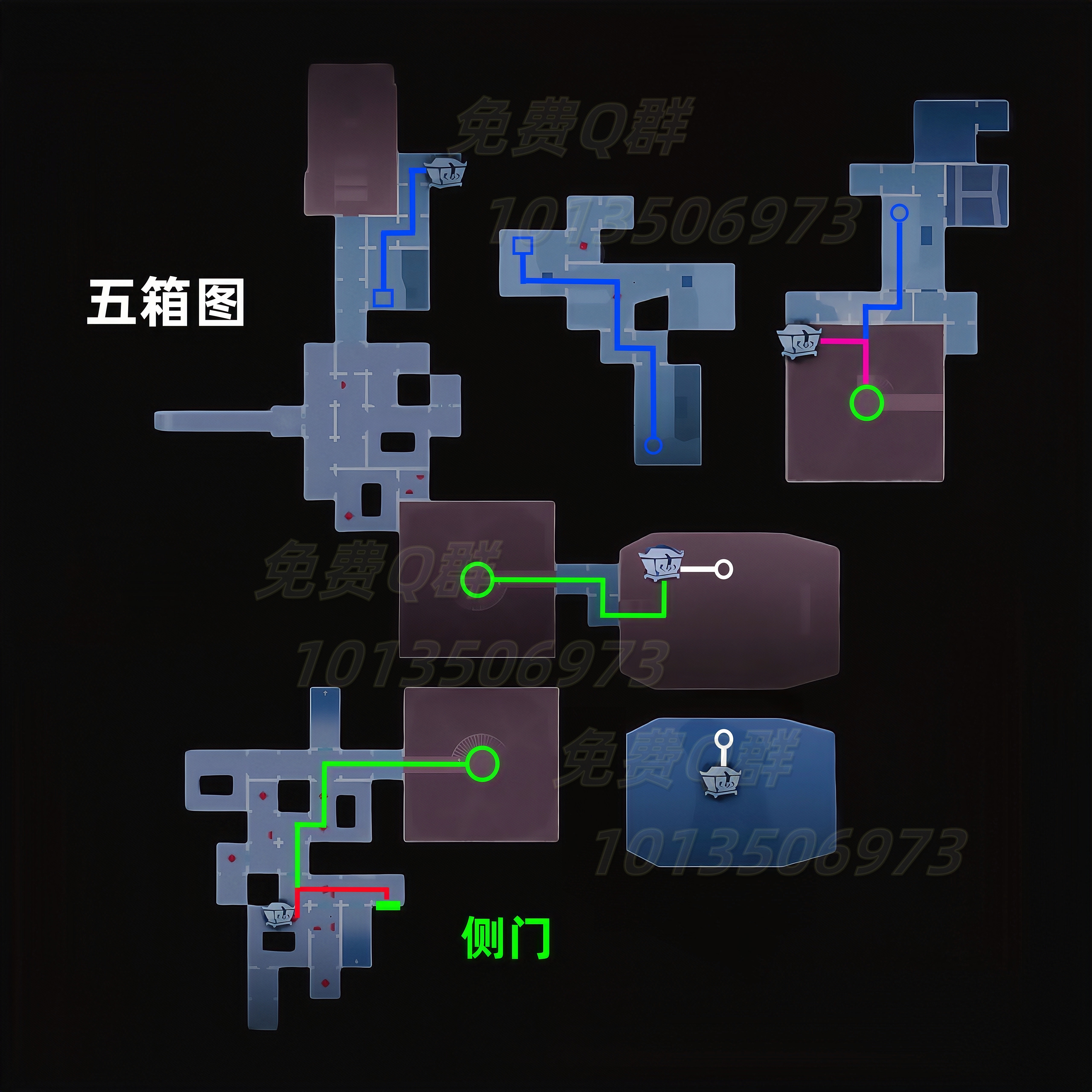 超自然行动组昆仑秘境极限全地图小抄