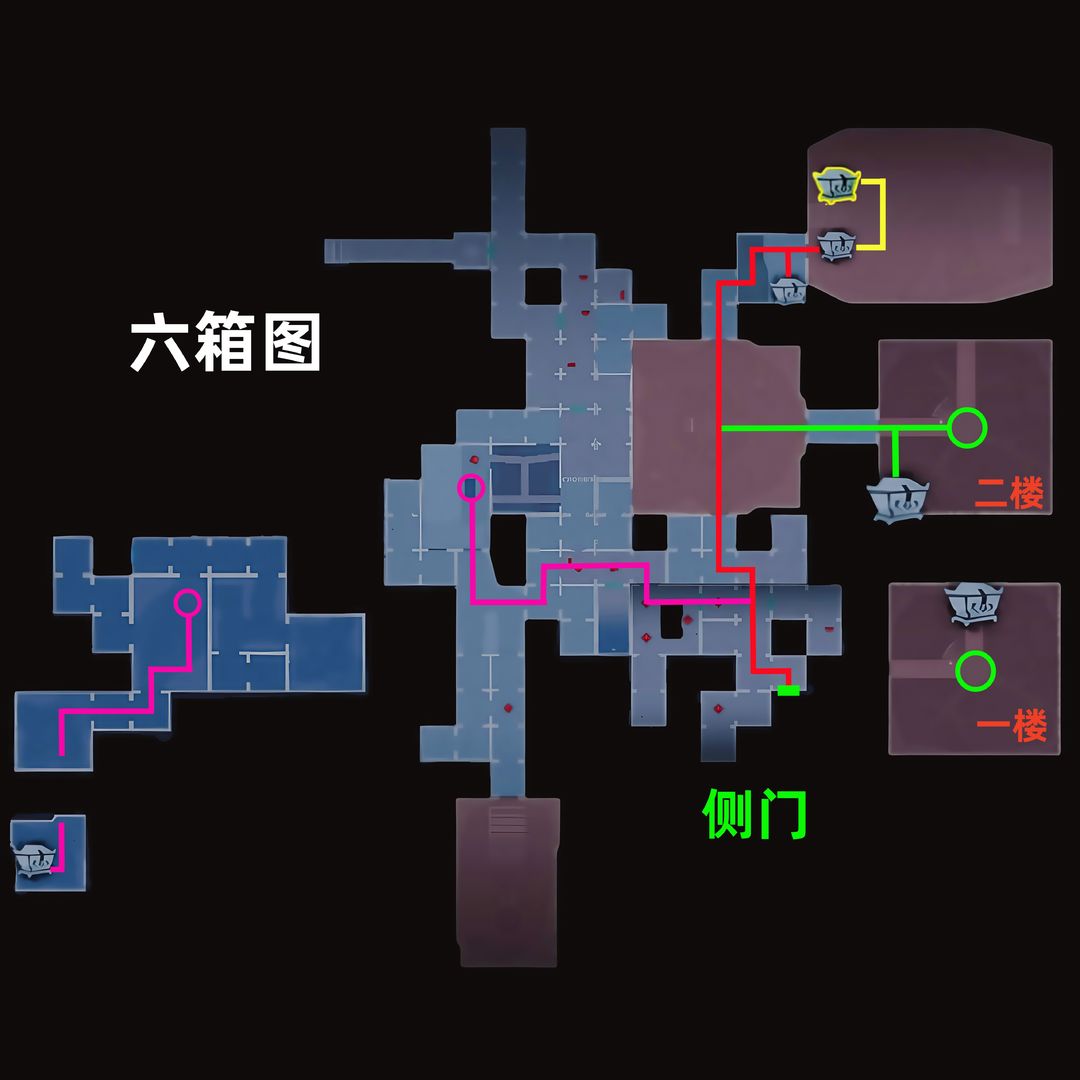 超自然行动组昆仑秘境极限侧门在【下】全地图小抄
