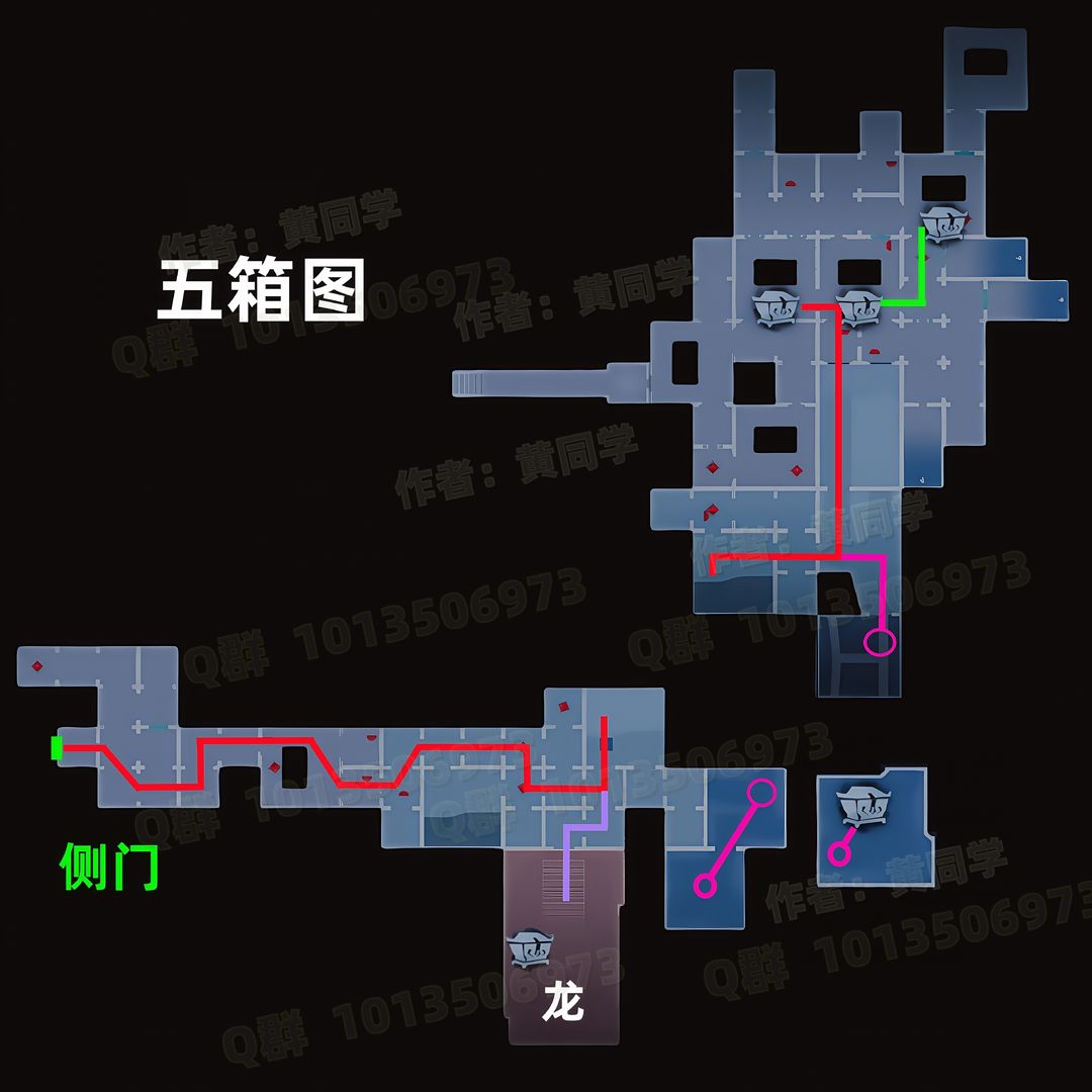 超自然行动组昆仑秘境极限侧门在【左】全地图小抄