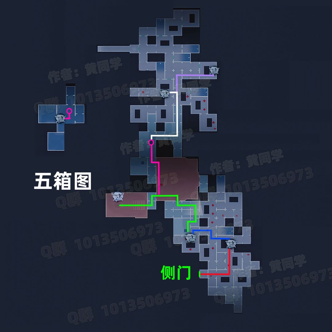 超自然行动组昆仑秘境极限侧门在【左】全地图小抄