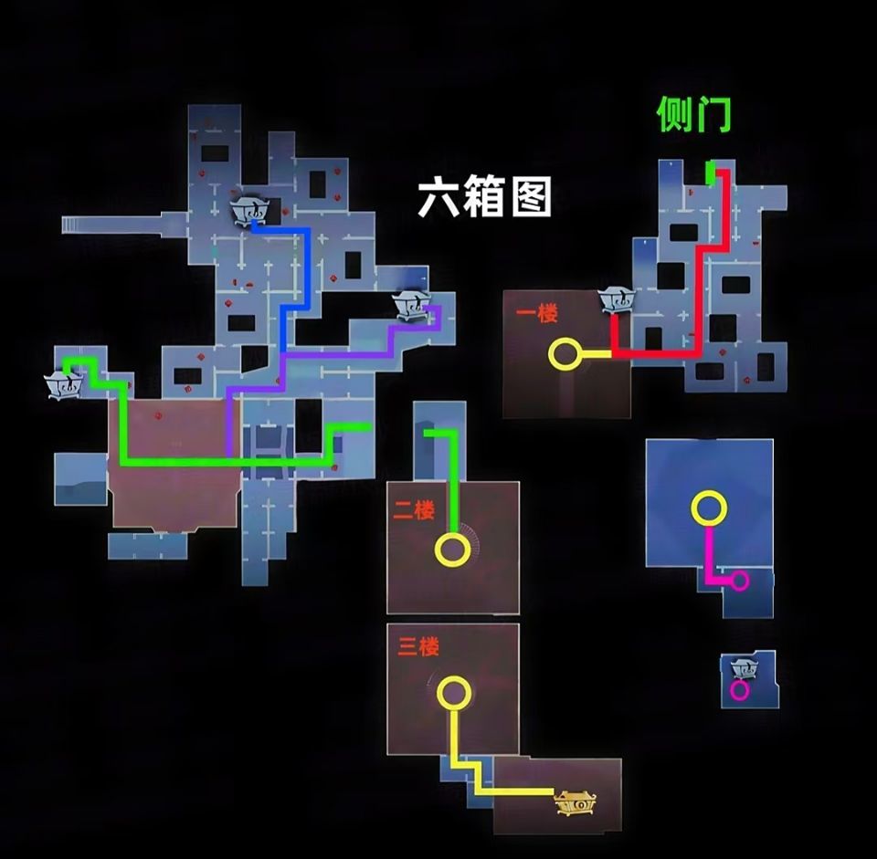 超自然行动组昆仑秘境极限侧门在【左】全地图小抄
