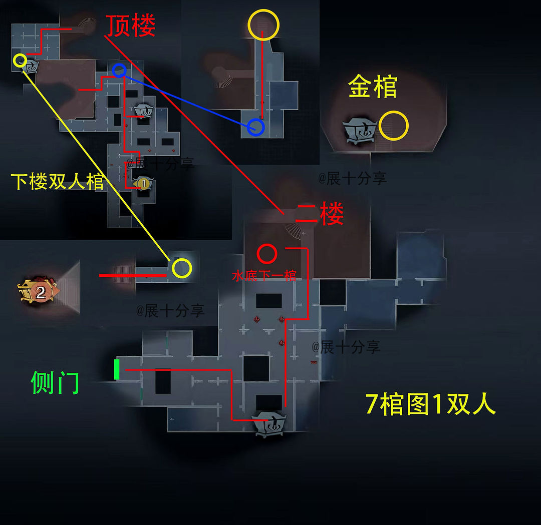 超自然行动组昆仑秘境极限侧门在【左】全地图小抄