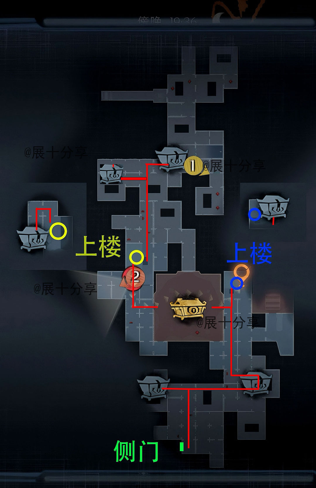 超自然行动组昆仑秘境极限侧门在【左】全地图小抄
