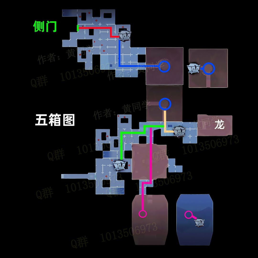 超自然行动组昆仑秘境极限侧门在【左】全地图小抄