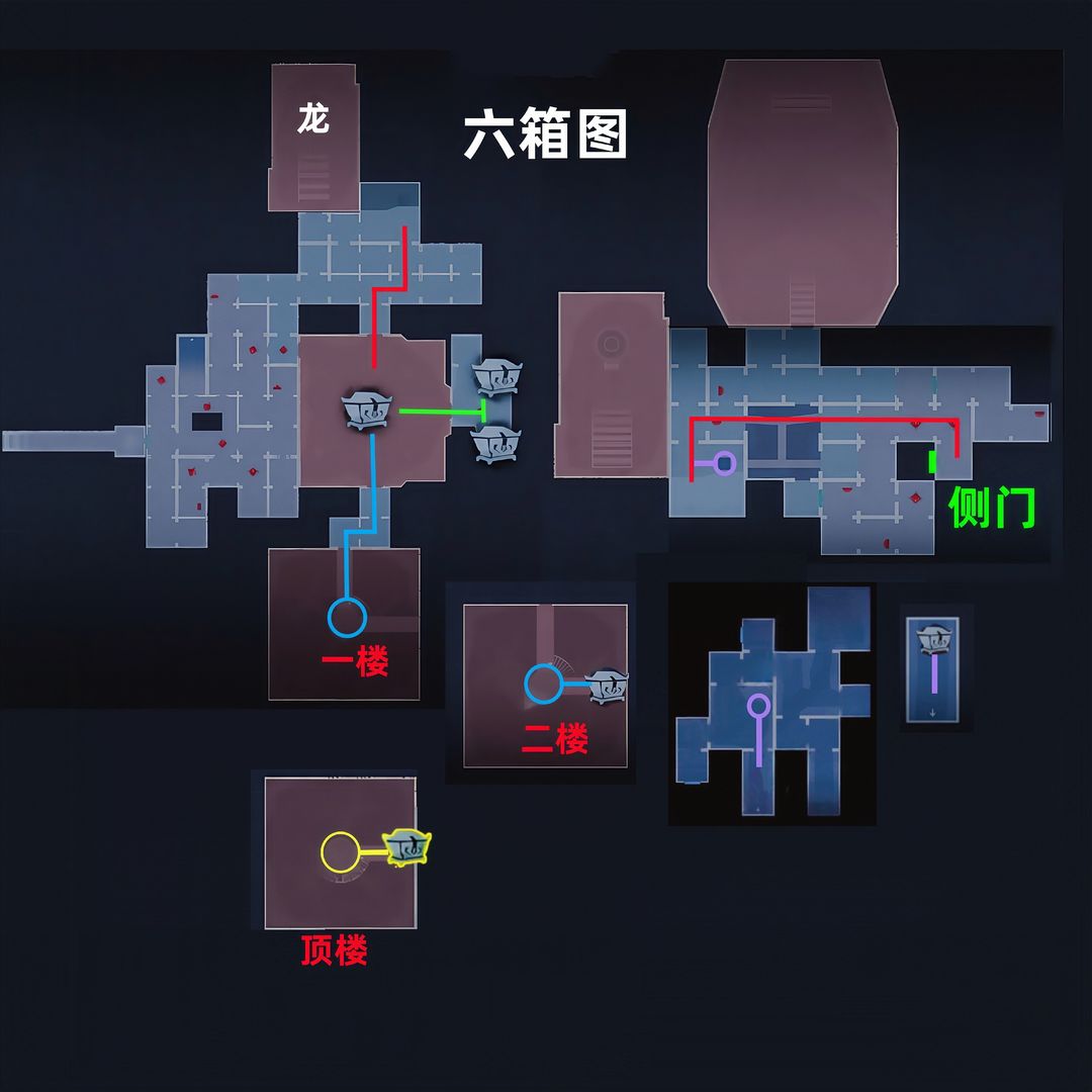 超自然行动组昆仑秘境极限侧门在【左】全地图小抄