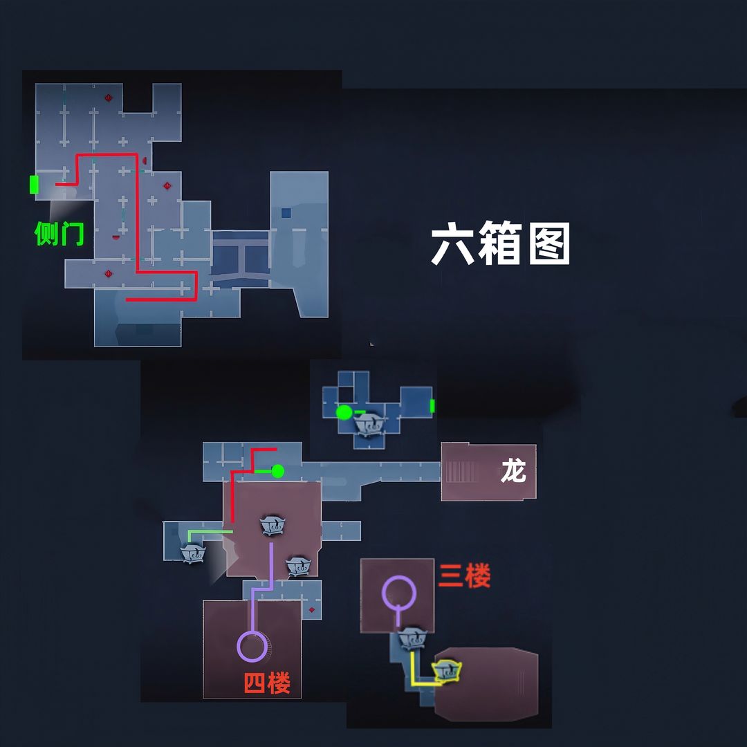 超自然行动组昆仑秘境极限侧门在【左】全地图小抄