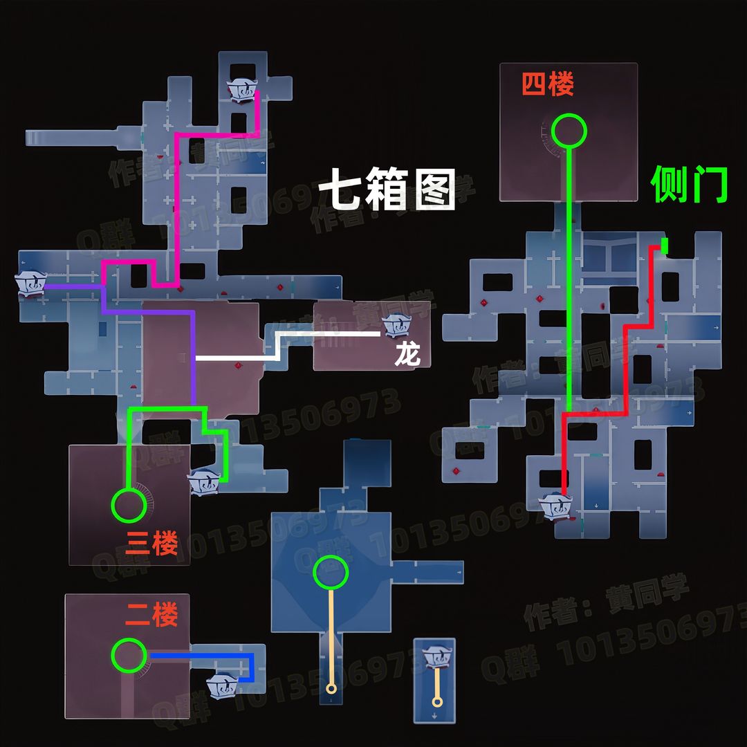 超自然行动组昆仑秘境极限侧门在【右】全地图小抄