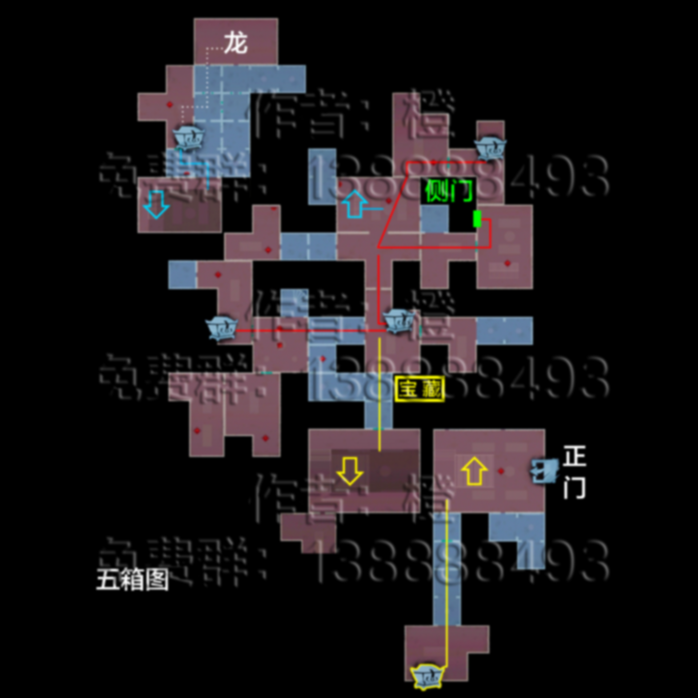 超自然行动组极限宝藏房间全地图小抄