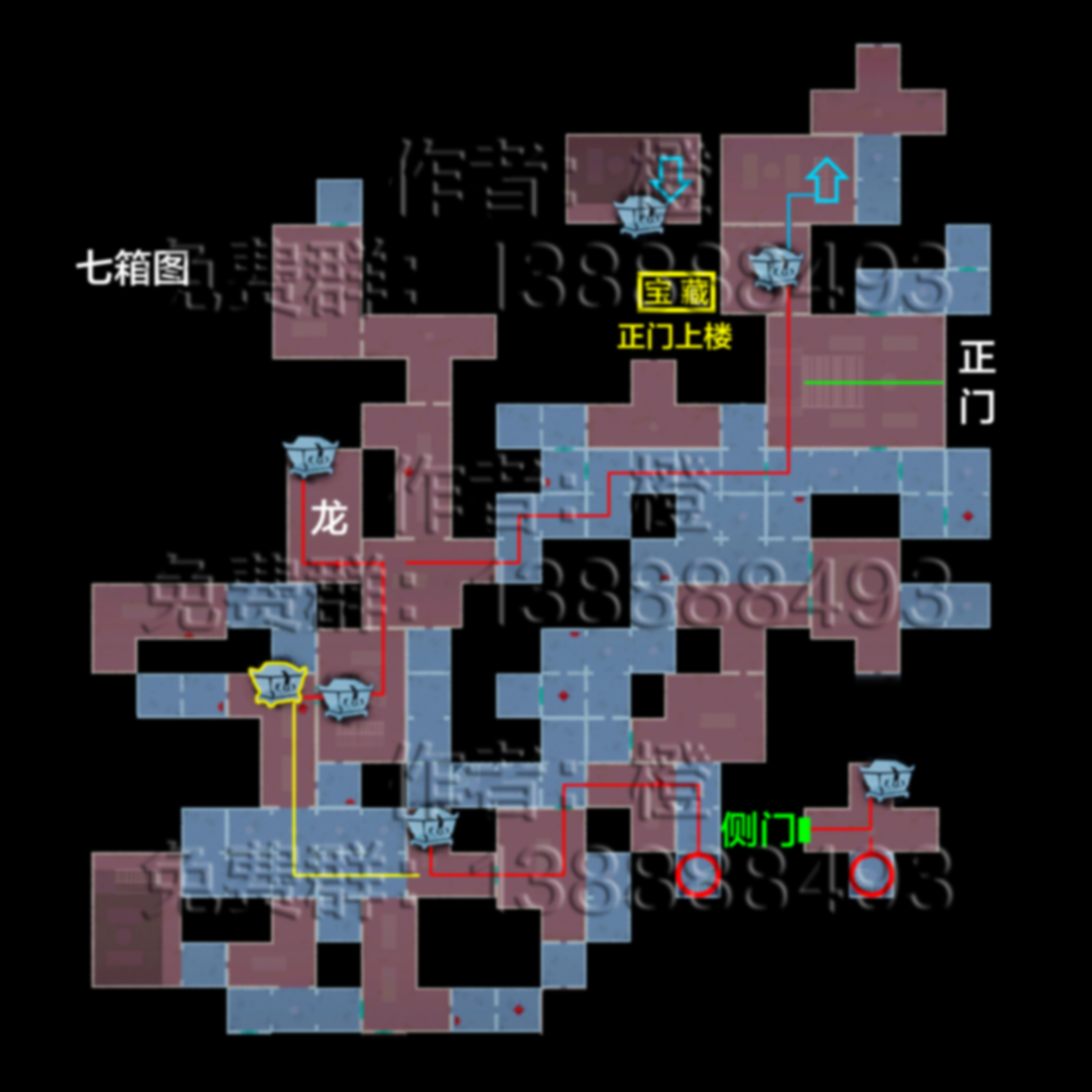 超自然行动组极限宝藏房间全地图小抄